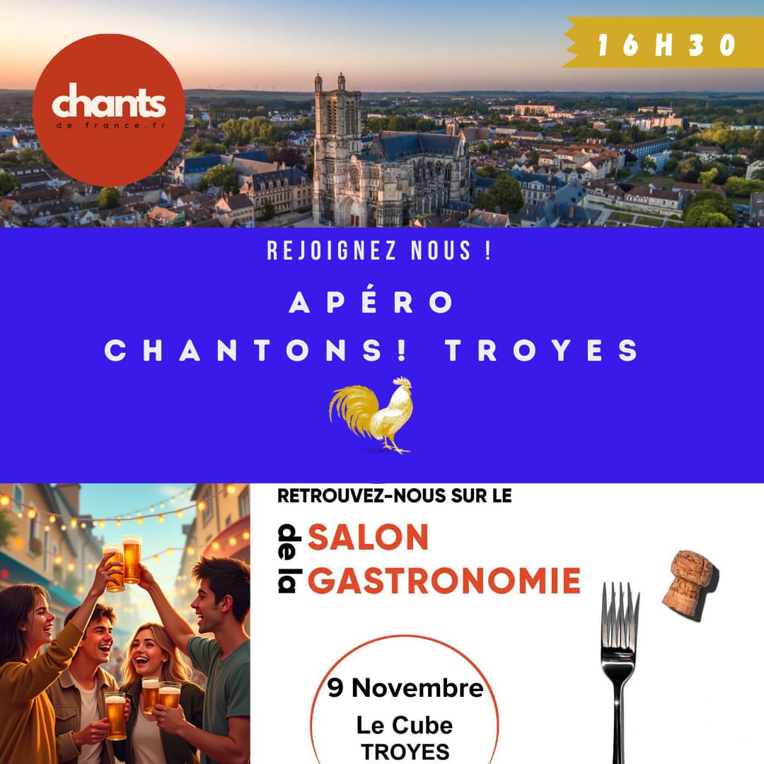 image de l'évènement Chantons au salon de la gastronomie - Troyes